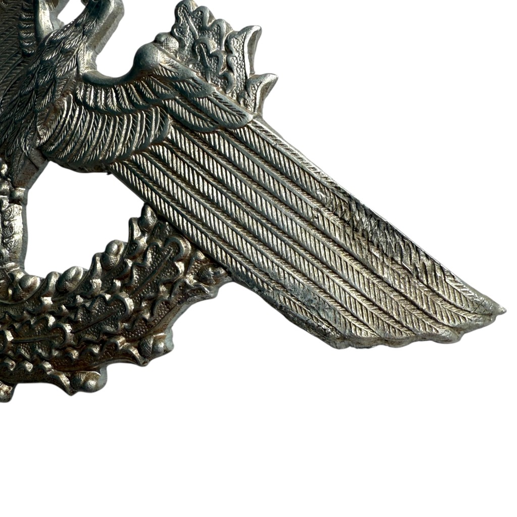 Original WWII German Polizei Tschako metal insignia - Image 4