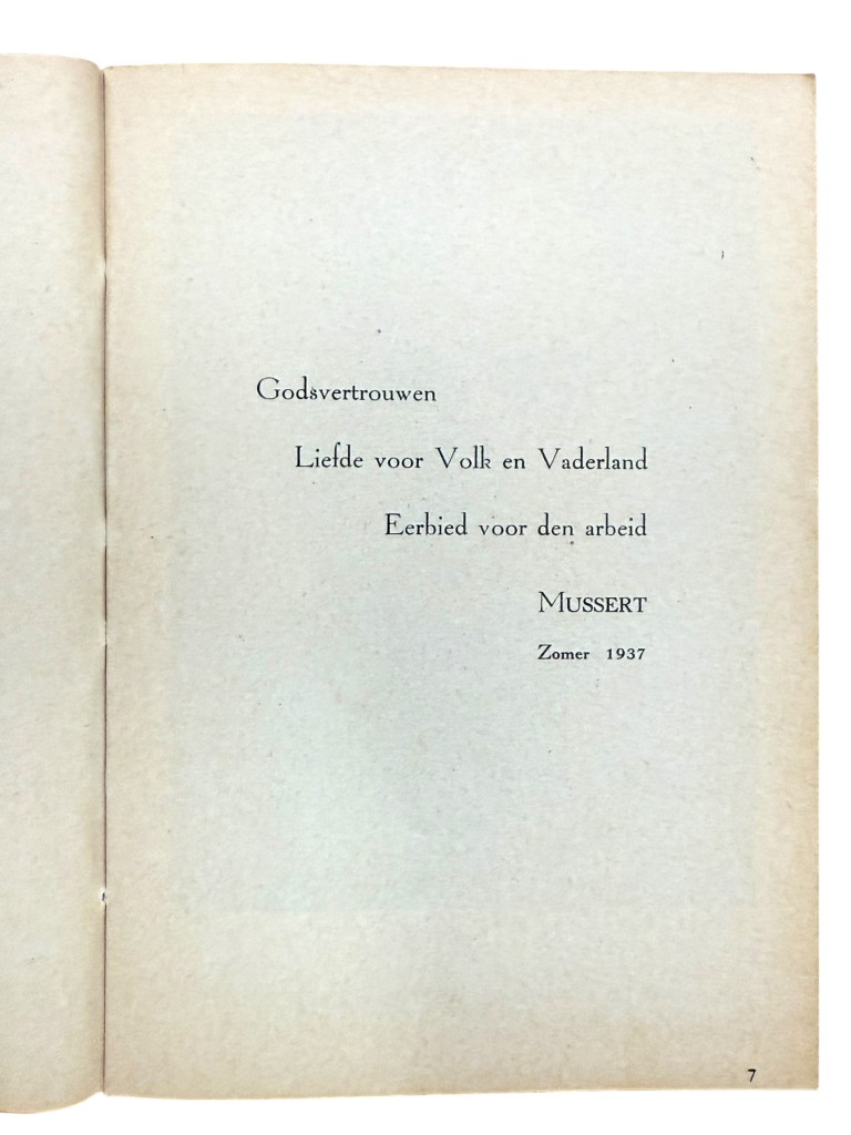 Original WWII Dutch NSB book Voor Volk en Vaderland – Tien Jaren Strijd van de Nationaal-Socialistische Beweging der Nederlanden - Image 4
