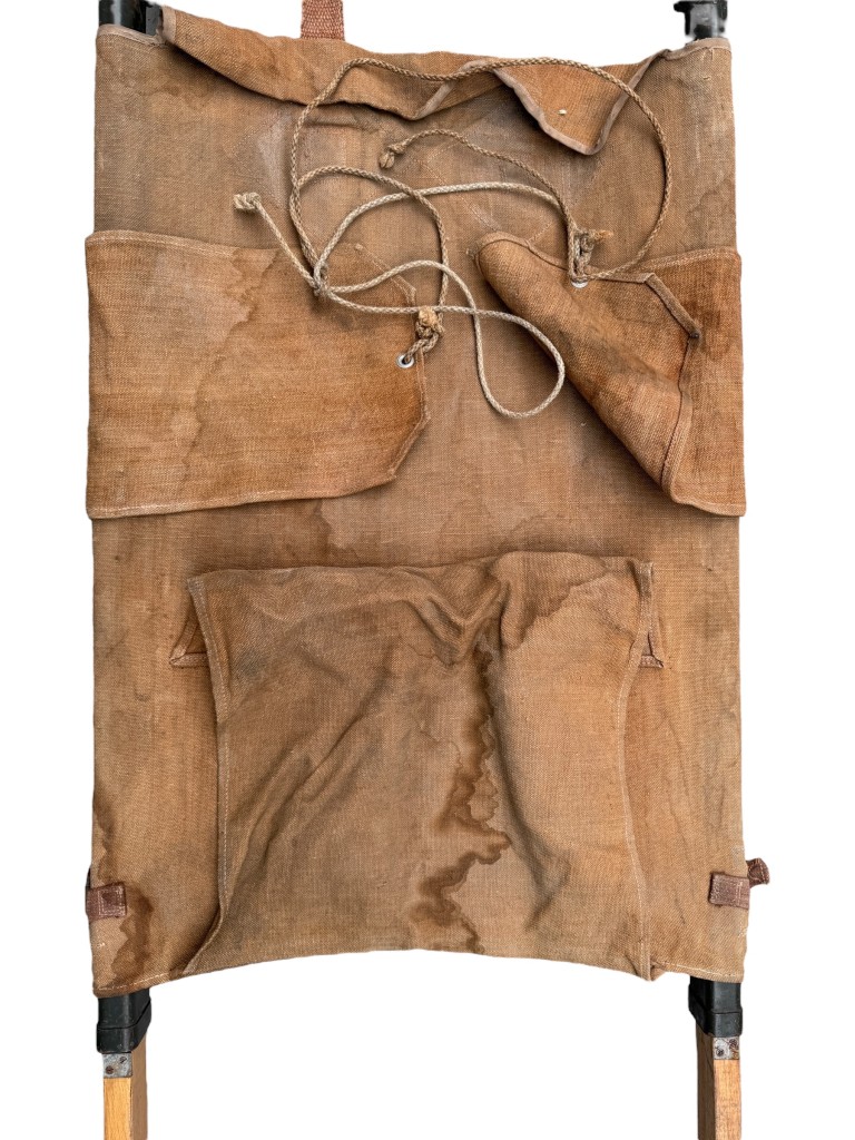 Original WWII German military stretcher - Image 13