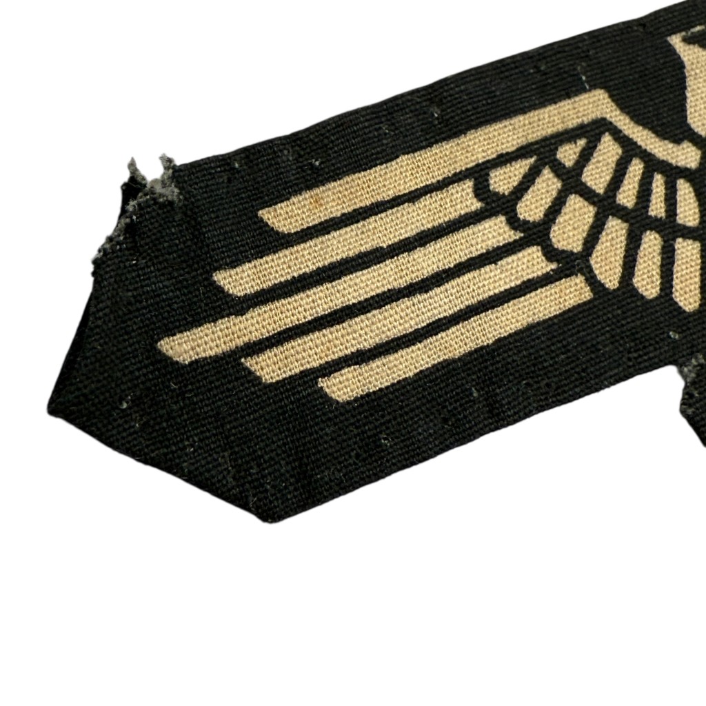 Original WWII German Waffen-SS late-war printed sleeve eagle - Image 4