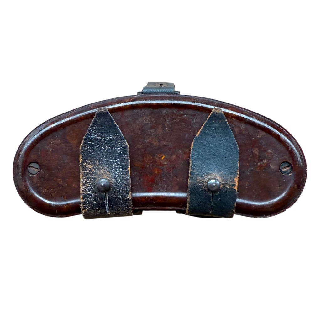 Original WWII German brown Bakelite 6×30 Dienstglas case