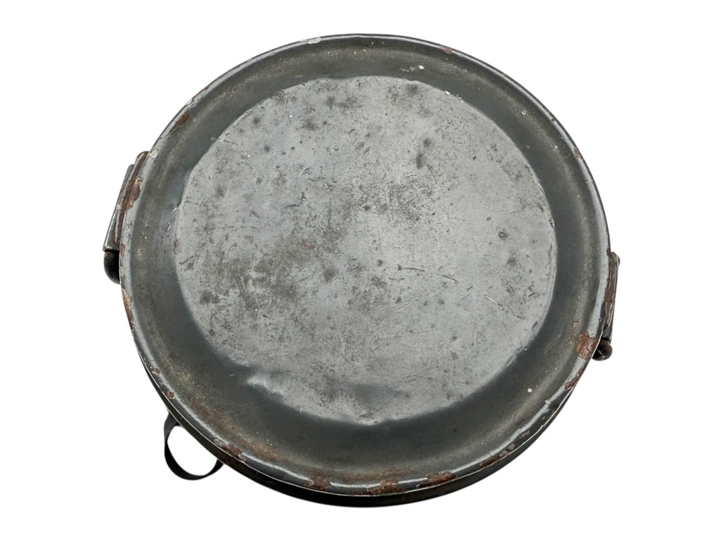 Original WWII German Luftwaffe gas mask canister with straps - Image 6