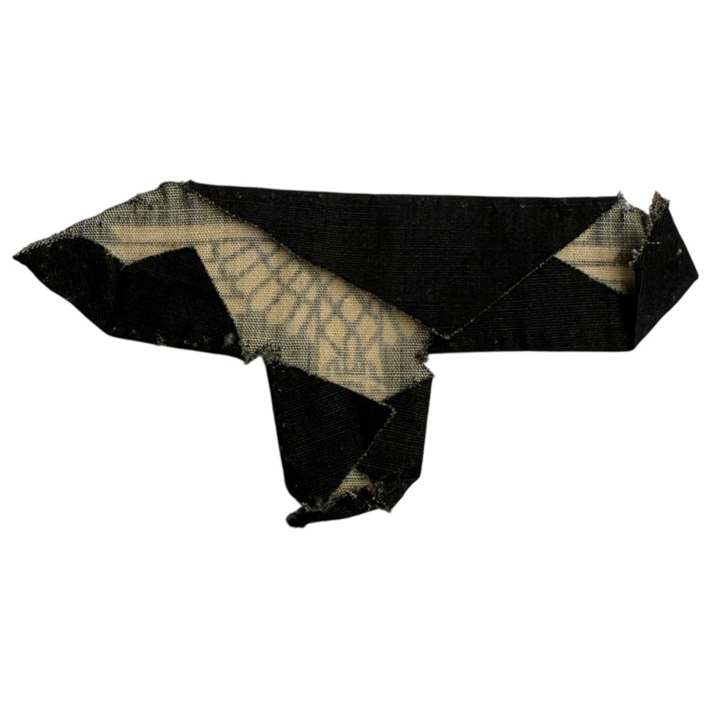 Original WWII German Waffen-SS late-war printed sleeve eagle - Image 5