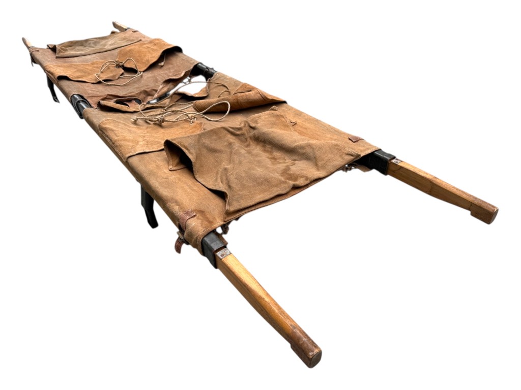Original WWII German military stretcher - Image 11
