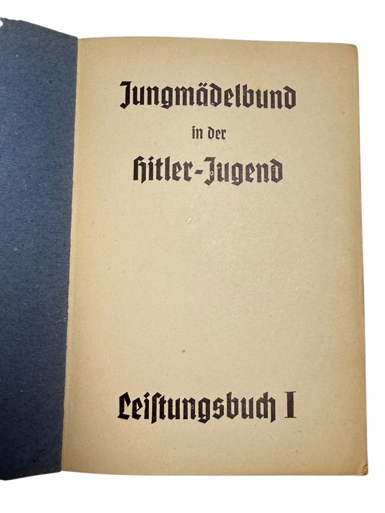 Original WWII German BDM Leistungsbuch Hamburg-Bergedorf - Image 2