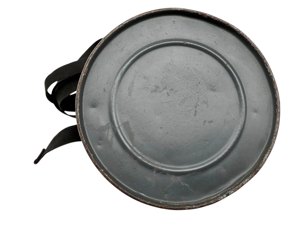 Original WWII German Luftwaffe gas mask canister with straps - Image 10
