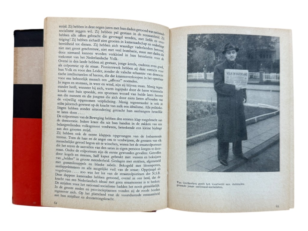 Original WWII Dutch NSB book Voor Volk en Vaderland – Tien Jaren Strijd van de Nationaal-Socialistische Beweging der Nederlanden - Image 7