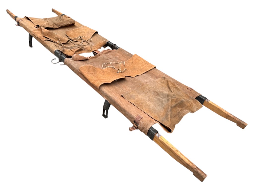 Original WWII German military stretcher - Image 10