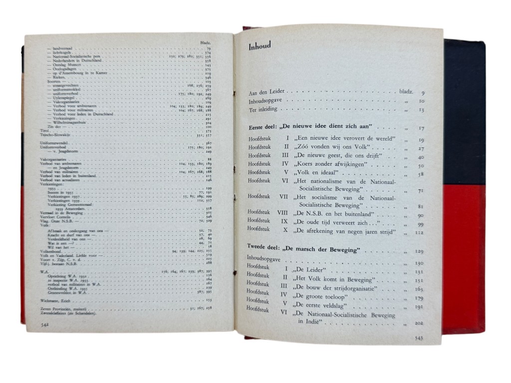 Original WWII Dutch NSB book Voor Volk en Vaderland – Tien Jaren Strijd van de Nationaal-Socialistische Beweging der Nederlanden - Image 11