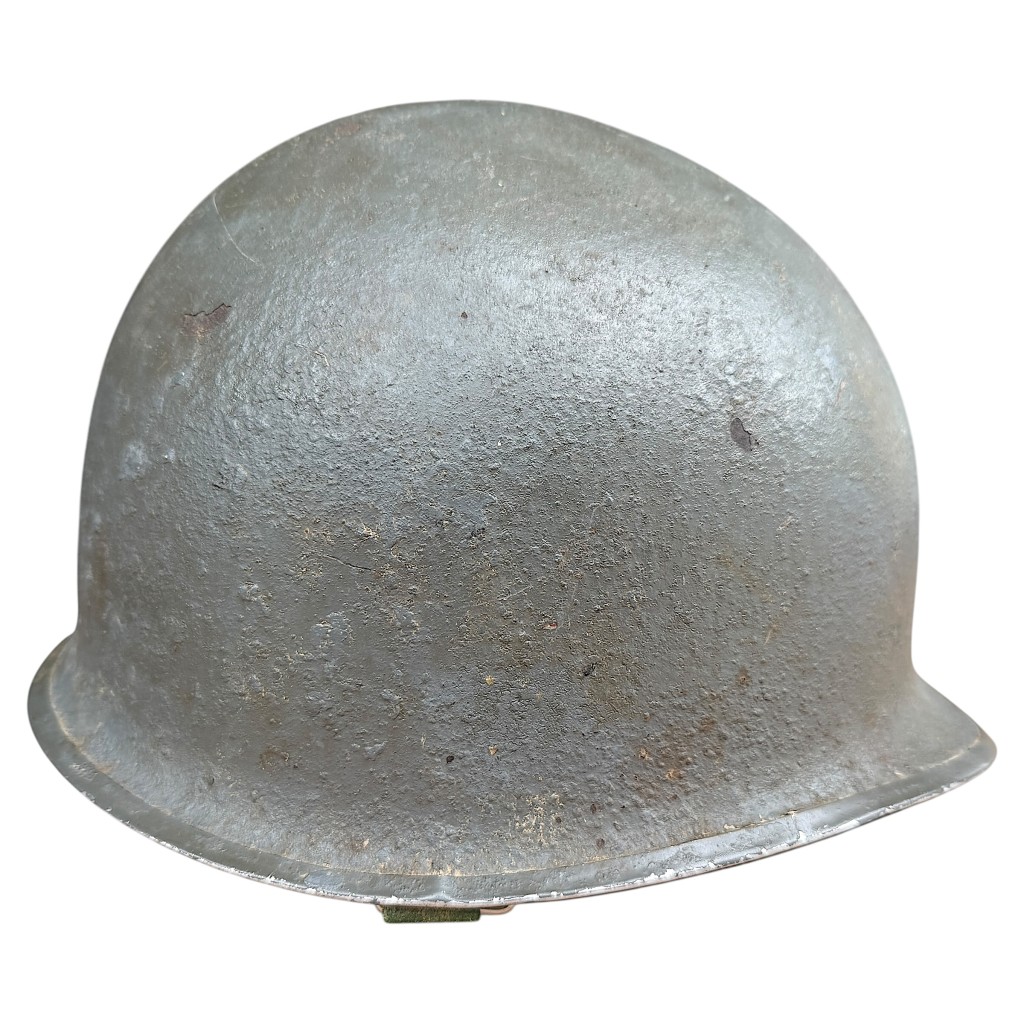 Original WWII US Navy M1 helmet - Image 3