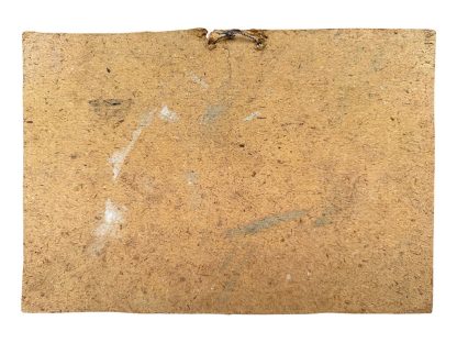 Original Pre 1940 Dutch army carton sign 'prohibition of swearing