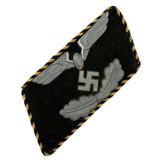 Original WWII German Deutsche Reichsbahn collar tab
