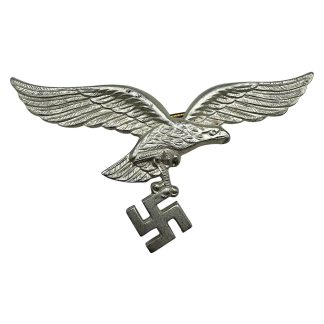 Original WWII German Luftwaffe visor cap eagle insignia