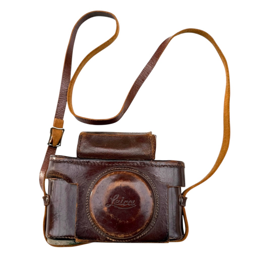 Original WWII German Leica photo camera Oberleutnant Hans-Henning Ohlendorf - Panzerjäger-Abteilung 22 - Panzerabwehrabteilung 22