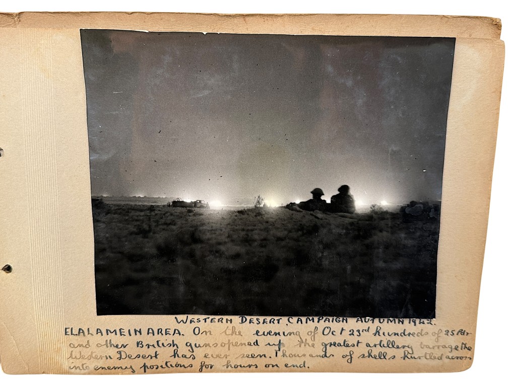 Original WWII British Photo Album – North Africa Campaign (62 Photos + 4 Portrait Prints)