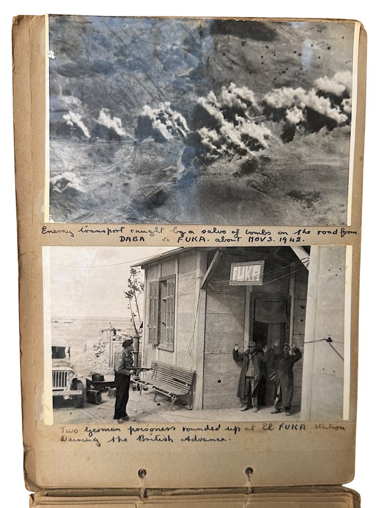 Original WWII British Photo Album – North Africa Campaign (62 Photos + 4 Portrait Prints)