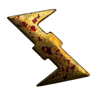 Original WWII Dutch NSB Wolfsangel cap insignia