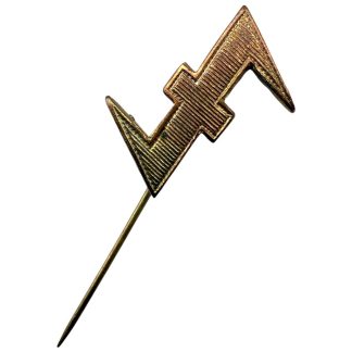 Original WWII Dutch NSB 'Wolfsangel' stickpin - Nationaal-Socialistische Beweging speld