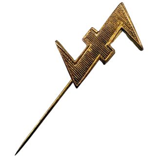 Original WWII Dutch NSB 'Wolfsangel' stickpin