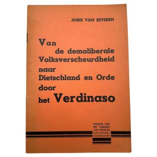 Original WWII Flemish Verdinaso collaboration brochure