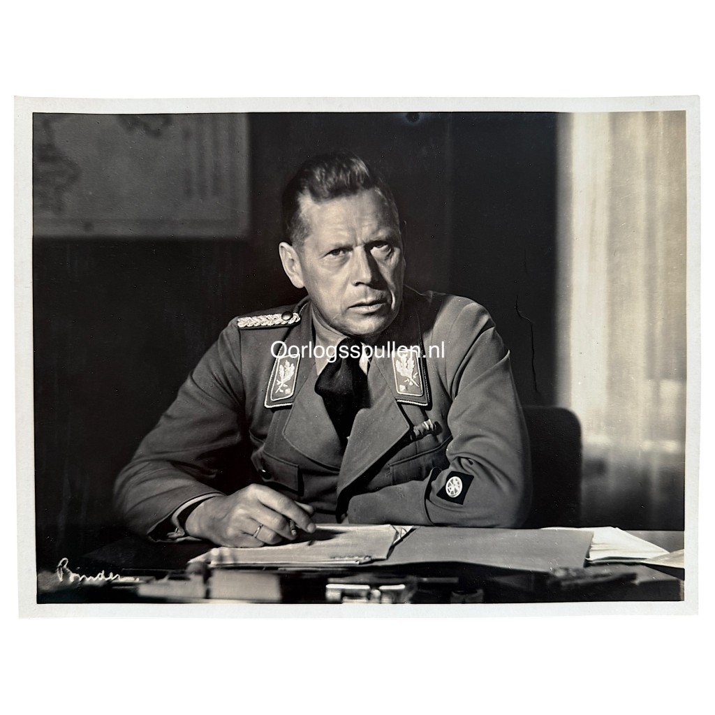 Original WWII German NSKK portrait photograph of Adolf Hühnlein