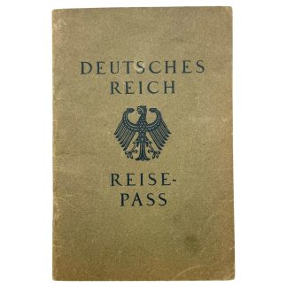 Original WWII German Reisepass