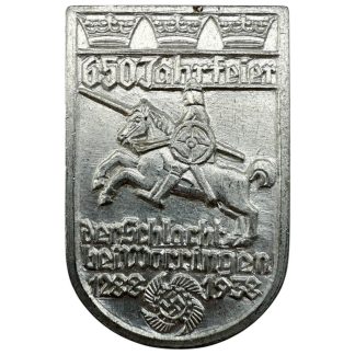 Original WWII German Schlacht bei Worringen (1288–1938) pin