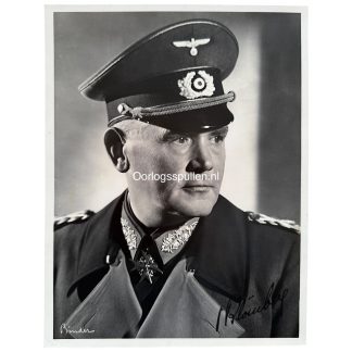 Original WWII German portrait photograph of Von Blomberg