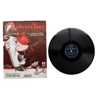 Original WWII US anti-Hitler Walt Disney 'Der Fuehrer's Face' set