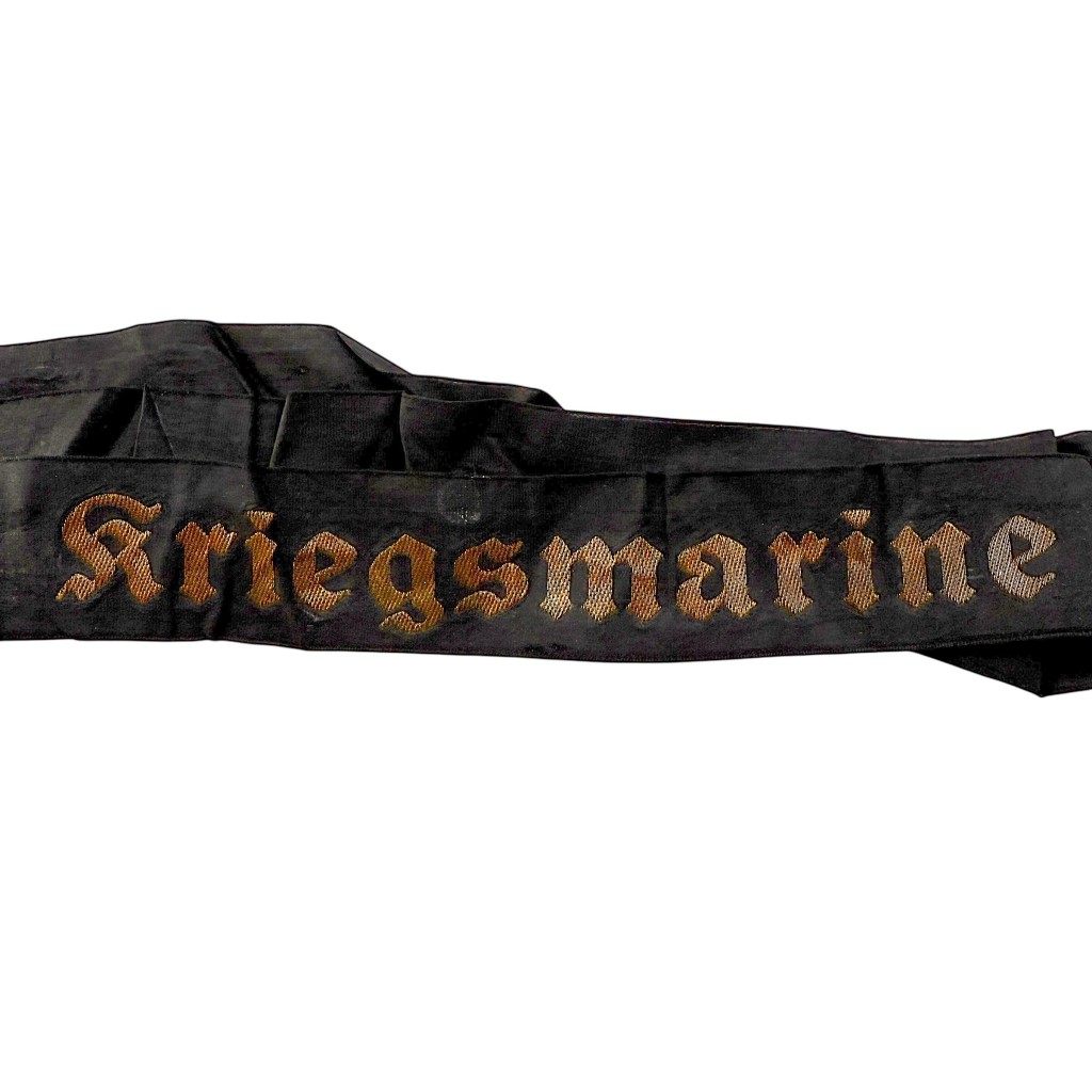 Original WWII German Kriegsmarine cap tally