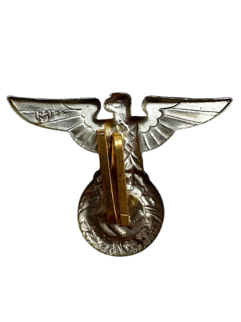 Original WWII German early SS/SA visor cap eagle - Image 2