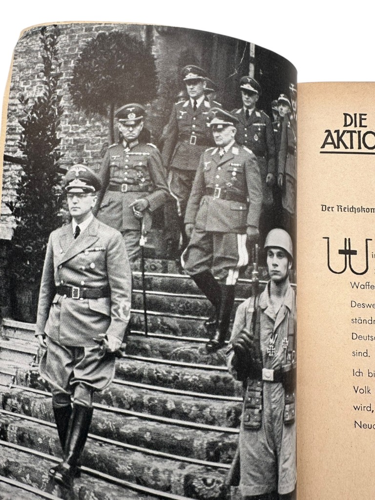 Original WWII German brochure 'Die Aktion – Holland - Sondernummer' - Image 3