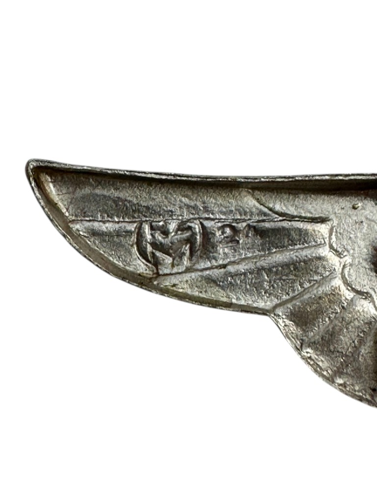 Original WWII German early SS/SA visor cap eagle - Image 3