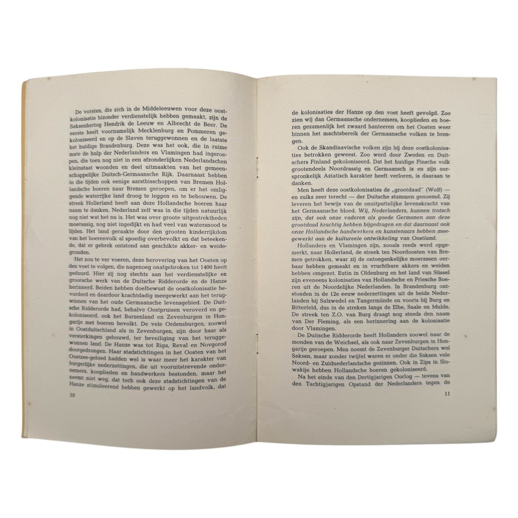 Original WWII Dutch collaboration brochure Oostland als Lotsbestemming - Pieter Emiel Keuchenius - Image 4