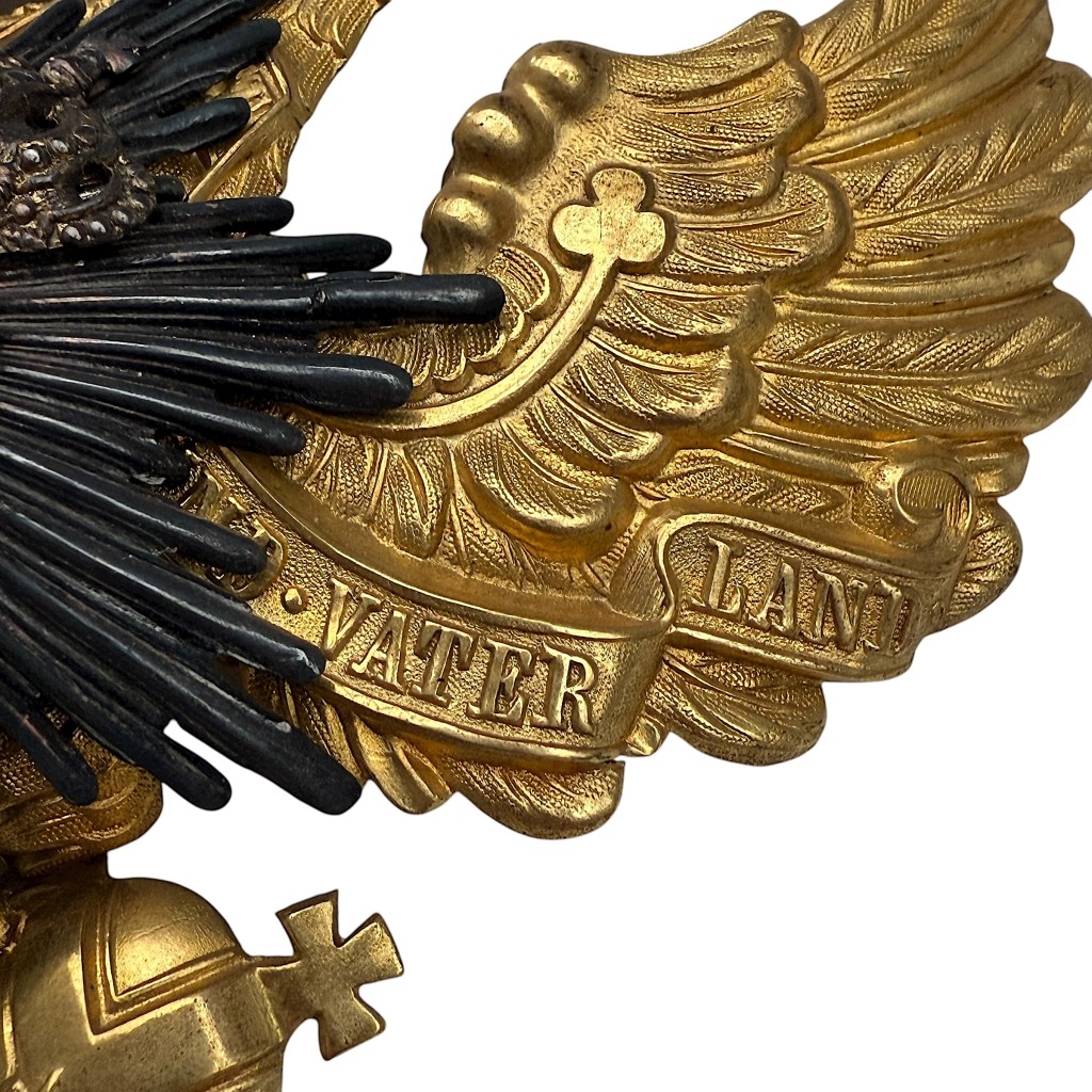 Original WW1 German/Prussian Pickelhaube helmet plate