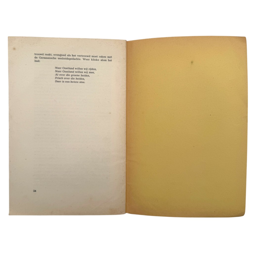 Original WWII Dutch collaboration brochure Oostland als Lotsbestemming - Pieter Emiel Keuchenius - Image 6