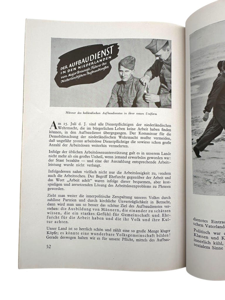 Original WWII German brochure 'Die Aktion – Holland - Sondernummer' - Image 6