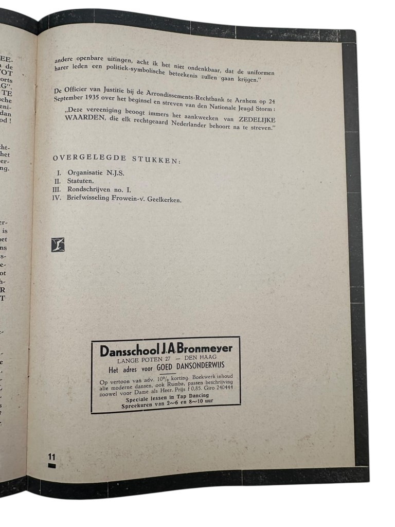 Original 1936 Dutch Nationale Jeugdstorm 'De Stormmeeuw' magazine - Image 6