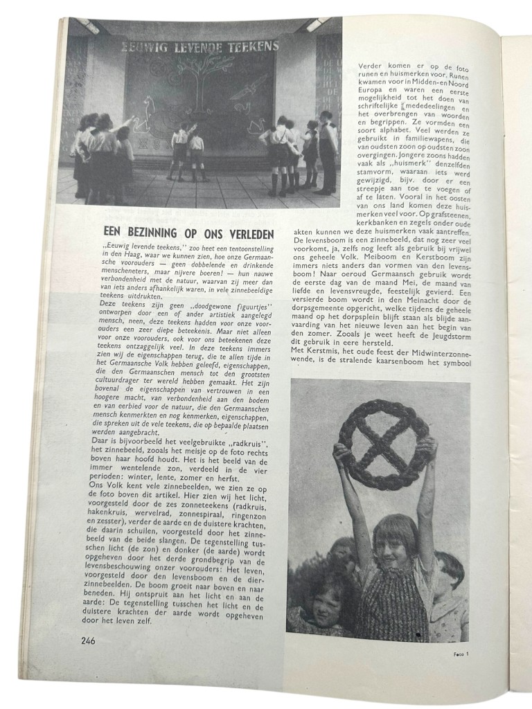 Original WWII Dutch Nationale Jeugdstorm 'De Stormmeeuw' magazine - Image 12