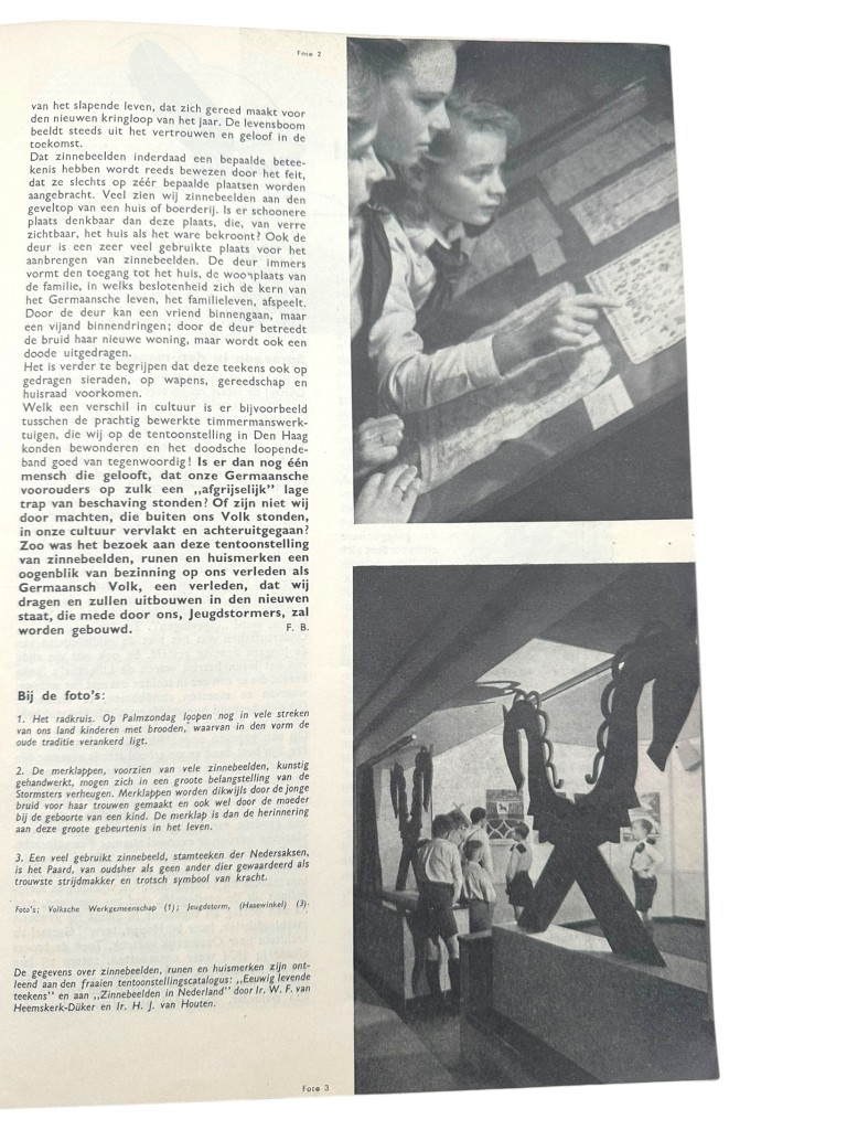Original WWII Dutch Nationale Jeugdstorm 'De Stormmeeuw' magazine - Image 11