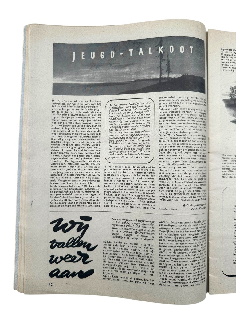 Original WWII Dutch Nationale Jeugdstorm 'De Stormmeeuw' magazine - Image 17