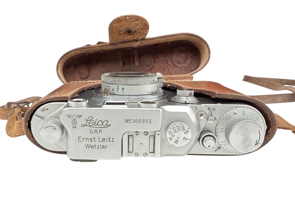 Original WWII German Kriegsmarine Leica camera by Ernst Leitz Wetzlar