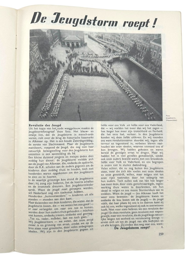 Original WWII Dutch Nationale Jeugdstorm 'De Stormmeeuw' magazine - Image 6