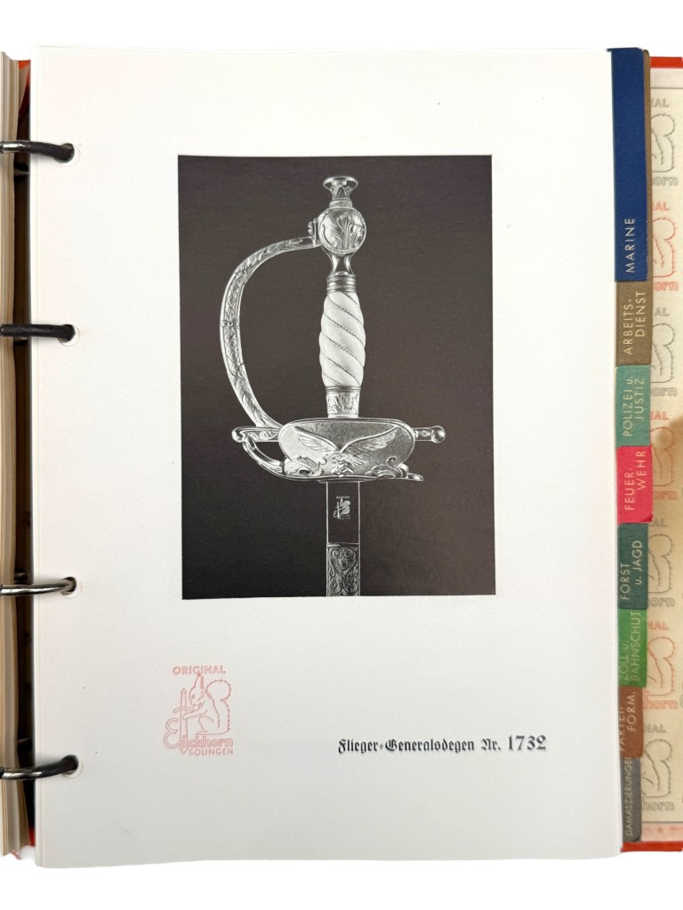 Original WWII German Eickhorn Kundendienst service binder - Image 15