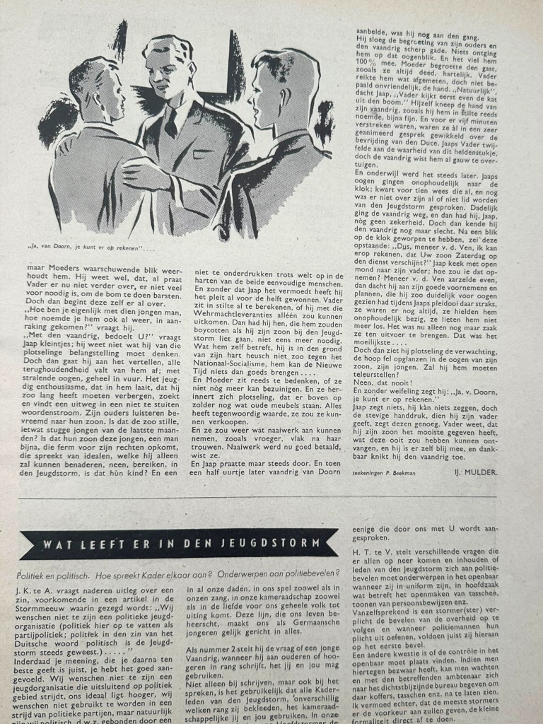 Original WWII Dutch Nationale Jeugdstorm 'De Stormmeeuw' magazine - Image 12