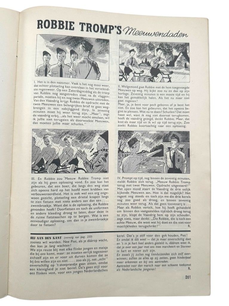 Original WWII Dutch Nationale Jeugdstorm 'De Stormmeeuw' magazine - Image 5