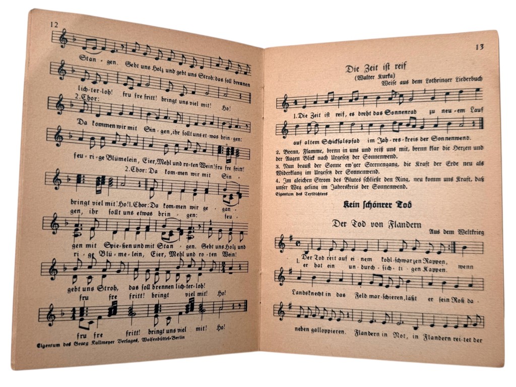 Original 1936 German HJ 'Lieder für die Landjugend' song booklet - Image 5