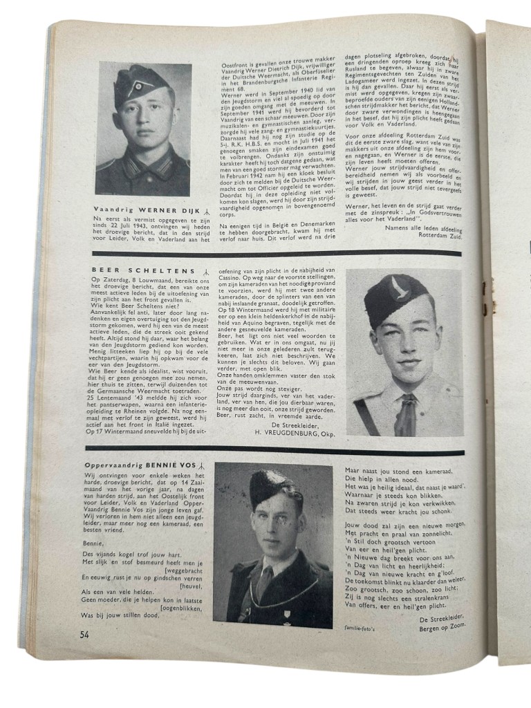 Original WWII Dutch Nationale Jeugdstorm 'De Stormmeeuw' magazine - Image 8