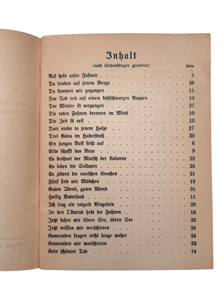 Original 1936 German HJ 'Lieder für die Landjugend' song booklet - Image 3