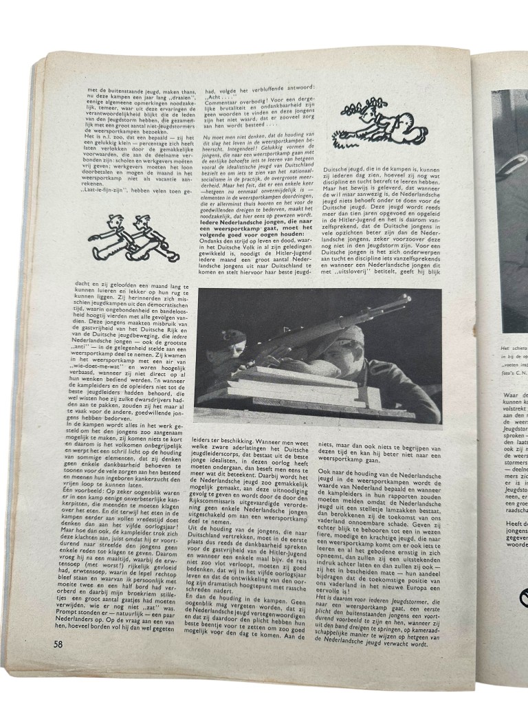 Original WWII Dutch Nationale Jeugdstorm 'De Stormmeeuw' magazine - Image 6